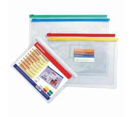 Папки-конверты пластиковые