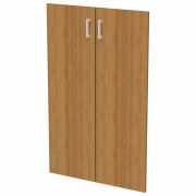 Дверь ЛДСП средняя «Арго», КОМПЛЕКТ 2 шт., 355х18х1150 мм, орех, А-604