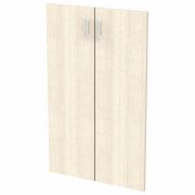 Дверь ЛДСП средняя «Арго», КОМПЛЕКТ 2 шт., 355х18х1150 мм, ясень шимо, А-604