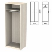 Шкаф (каркас) для одежды «Арго», 770х580х2000 мм, ясень шимо