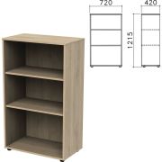 Шкаф (стеллаж) «Приоритет», 720х420х1215 мм, 2 полки, кронберг, К-933, К-933 кронберг