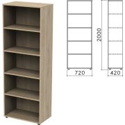 Шкаф (стеллаж) «Приоритет», 720х420х2000 мм, 4 полки, кронберг, К-934, К-934 кронберг