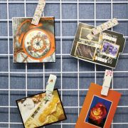 Прищепки декоративные широкие «Шебби-шик», 4 штуки, 7,2 см, ассорти, ОСТРОВ СОКРОВИЩ, 662679