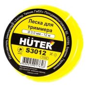 Леска для триммера HUTER S3012, ЗВЕЗДА, 3 мм, 12 м, 71/2/2