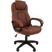 Офисное кресло CHAIRMAN 432, экокожа, коричневый