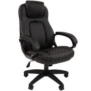 Офисное кресло CHAIRMAN 432, экокожа, черный