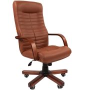 Офисное кресло CHAIRMAN 480WD, экокожа, коричневый