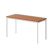 Стол рабочий IMAGO-S 140x60 см, груша ароза/белый