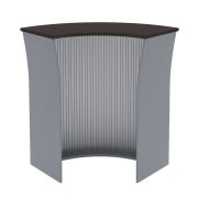 Стойка ресепшн угловая IMAGO 93,5x93,5, венге магия