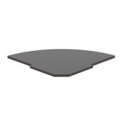 Полка угловой секции IMAGO 81,5x81,5, металлик