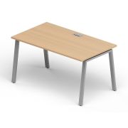 Стол руководителя LAVORO 200х80 см, акация/алюминий
