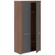 Гардероб ZENN ZCW 85, антрацит/орех даллас, 96х45х198 см