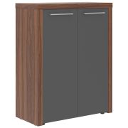 Шкаф средний ZENN ZMC 85.1, антрацит/орех даллас, 96х45х122 см