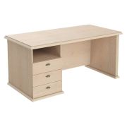 Стол руководителя левый RAUT 160x80, бук тиара