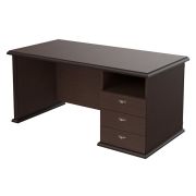 Стол руководителя левый RAUT 160x80, венге магия