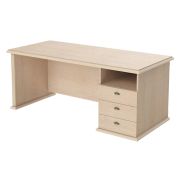 Стол руководителя правый RAUT 180x80, бук тиара