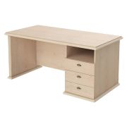 Стол руководителя правый RAUT 160x80, бук тиара