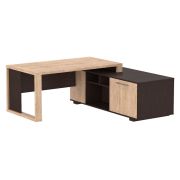 Стол руководителя правый ALTO 190x180, венге магия/дуб девон