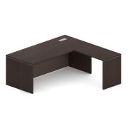 Стол руководителя правый SENSE 190х190 см, мокка/трюфель
