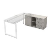 Тумба сервисная GLOSS LINE, ivory