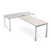Брифинг-приставка GLOSS LINE 160х70 см, ivory