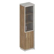 Шкаф комбинированный (комплект № 10) WOOD&STONE, Дуб Чарльстон, Бетон Чикаго