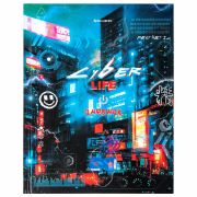 Дневник 5-11 класс 48 л., твердый, BRAUBERG, глянцевая ламинация, с подсказом, «Cyberpunk», 106881