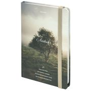 Блокнот с резинкой в клетку 96 л., А5 145х203 мм, твердая обложка, BRAUBERG, «Nature», 115534