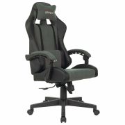 Кресло компьютерное BRABIX «Striker GM-121», синхромеханизм, 2 подушки, экокожа/велюр, черное/серое, 532961