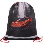 Мешок для обуви BRAUBERG KIDS, светоотражающая полоса, 46х36 см, «Red car», 272392