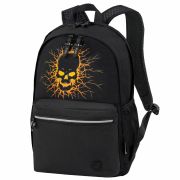 Рюкзак BRAUBERG FASHION CITY универсальный, 2 отделения, «Skull», черный, 46х31х15 см, 272572