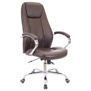Кресло руководителя Everprof Long TM Экокожа  Коричневый