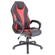 Геймерское кресло Everprof Wing TM Экокожа Красный