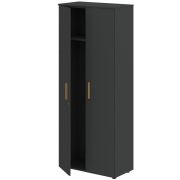 Гардероб FORTA FCW 80(Z), черный графит, 802х429х1983 мм