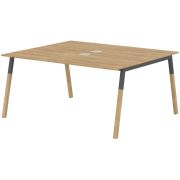 Бенч-система FORTA FWST 1513, дуб гамильтон/антрацит/бук, 1580х1370х733 мм