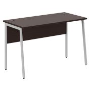 Стол рабочий IMAGO PLUS СП-2.1P, венге магия/алюминий, 1200х608х755 мм