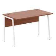Стол рабочий IMAGO PLUS СП-2P, орех французский/белый, 1200х720х755 мм