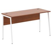 Стол рабочий IMAGO PLUS СП-3.1P, орех французский/белый, 1400х608х755 мм