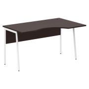 Стол эргономичный IMAGO PLUS СА-2P(R), правый, венге магия/белый, 1400х900х755 мм