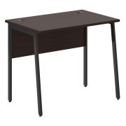 Стол рабочий IMAGO PLUS СП-1.1P, венге магия/антрацит, 900х608х755 мм