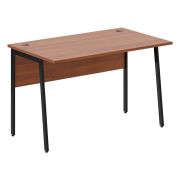 Стол рабочий IMAGO PLUS СП-2P, орех французский/черный, 1200х720х755 мм