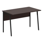 Стол рабочий IMAGO PLUS СП-2P, венге магия/черный, 1200х720х755 мм