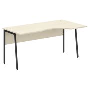 Стол эргономичный IMAGO PLUS СА-1P(R), правый, клен/антрацит, 1600х900х755 мм