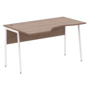 Стол эргономичный IMAGO PLUS СА-2P(L), левый, ясень шимо/белый, 1400х900х755 мм