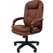 Офисное кресло CHAIRMAN 668LT NEW, экокожа, коричневый