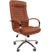 Офисное кресло CHAIRMAN 480, экокожа, коричневый