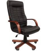 Офисное кресло CHAIRMAN 480WD, экокожа, черный