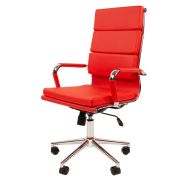 Офисное кресло CHAIRMAN 750, экокожа, красный