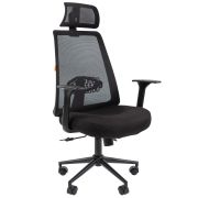Офисное кресло CHAIRMAN 535 BLACK, ткань/сетка, черный