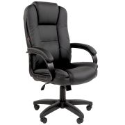 Офисное кресло CHAIRMAN 600 LT, экокожа, черный